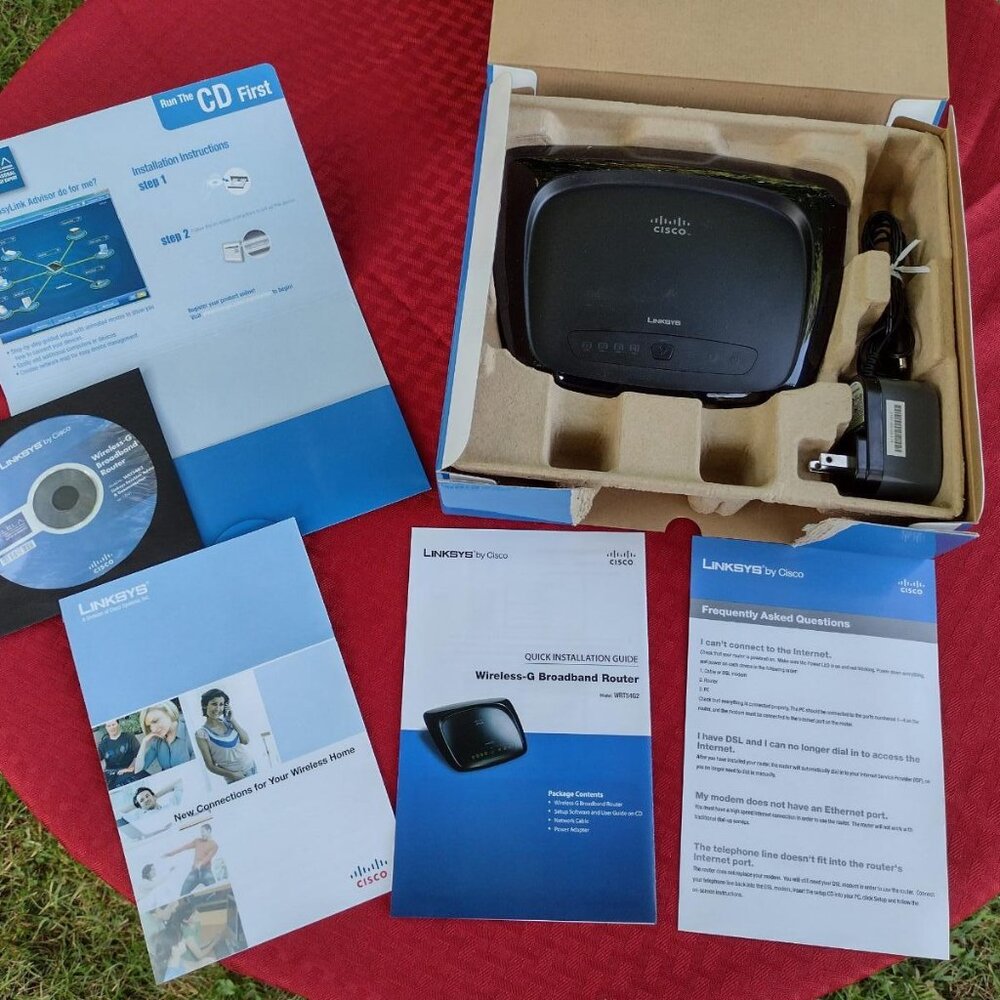 Wireless-G Broadband Router – Model #WRT54G2